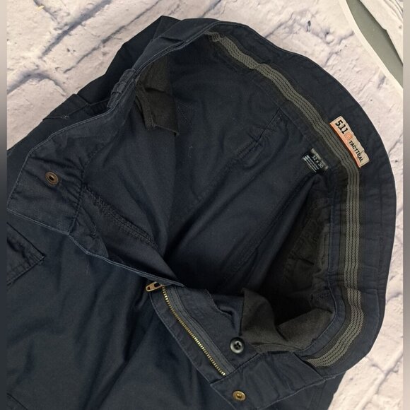 5.11 Tactical Mens Pants Cargo Ripstop Navy Size 32x30 - Picture 6 of 13